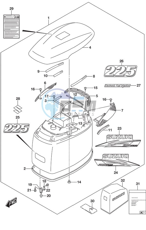 Engine Cover (Black)