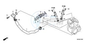 VT750C9 Korea - (KO) drawing WATER PIPE