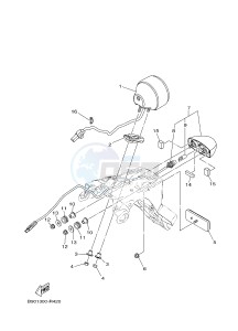 MTM850 MTM-850 XSR900 (B901) drawing TAILLIGHT