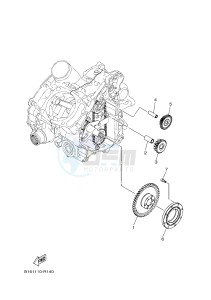 YFM700FWAD GRIZZLY 700 (2UDS) drawing STARTER CLUTCH