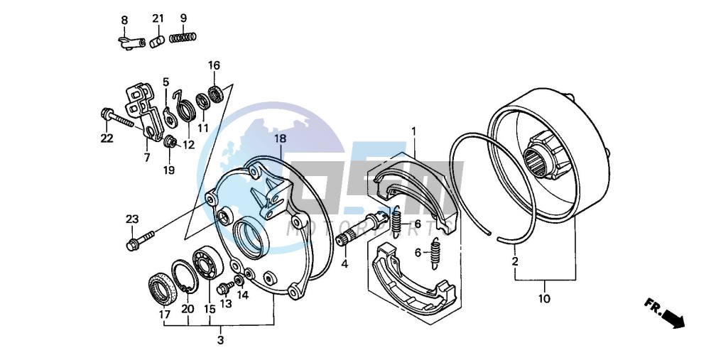 REAR BRAKE DRUM