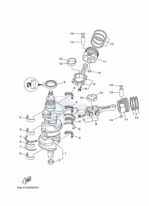 FL200CETX drawing CRANKSHAFT--PISTON