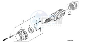 ST1300A9 Korea - (KO / ABS MME) drawing PRIMARY SHAFT