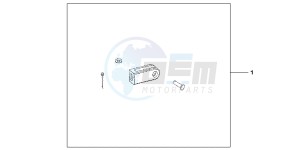 CRF250RB CRF250R ED drawing REAR BREAK ROD JOINT