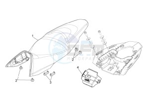 Shiver 750 drawing Saddle