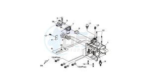 MAXSYM 400 EFI drawing CYLINDER HEAD