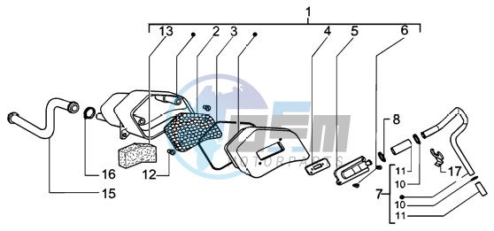 Secondairy air box