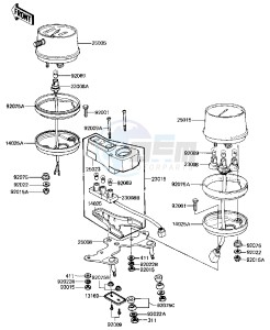 KZ 440 B (B1) drawing METERS -- 81 B2- -