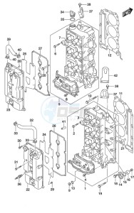 DF 250 drawing Cylinder Head