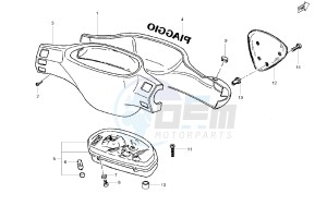 NRG EXTREME 50 drawing Speedometer - Handlebar covers