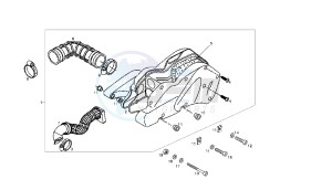 GP1 LOW SEAT - 250 CC VTHPT1B1A EU3 drawing INTAKE