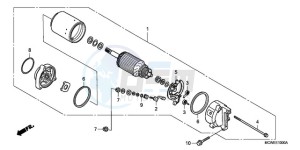 VFR800A9 ED / ABS MME TWO drawing STARTING MOTOR