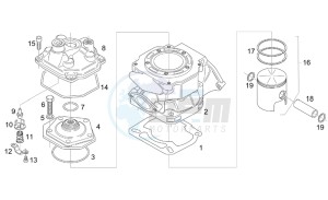 Classic 125 drawing Cylinder - Head - Piston