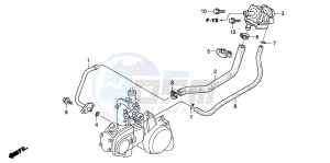 TRX90 SPORTRAX90 drawing AIR SUCTION VALVE