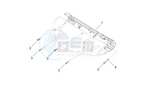 Leonardo 125-150 ST drawing Front body - Dashboard