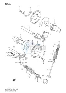 VL1500 BT drawing CAMSHAFT_VALVE