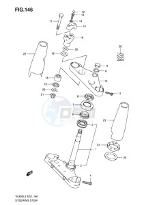 VL800CUE INTRUDER EU drawing STEERING STEM