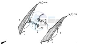 FES125A S-WING drawing FRONT WINKER