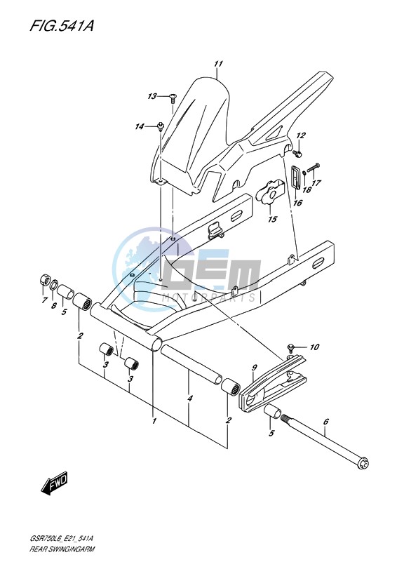 REAR SWINGINGARM