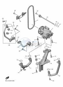 YZF1000 YZF-R1 (B3L7) drawing OIL PUMP