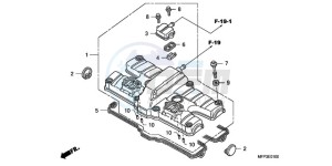 CB1300A9 BR / ABS MME - (BR / ABS MME) drawing CYLINDER HEAD COVER