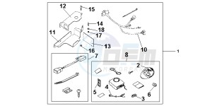 SH125C drawing AVERTO SECURITY KIT