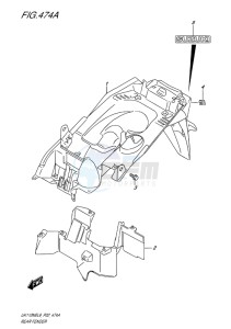 UK110NE ADDRESS EU drawing REAR FENDER