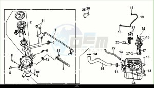 X'PRO 50 (XE05W4-EU) (E5) (M1) drawing FUEL TANK