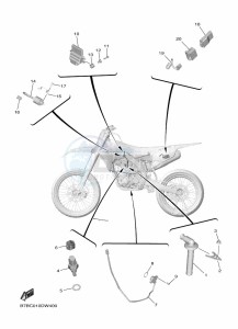 YZ250F (B7BL) drawing ELECTRICAL 1