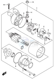 GSX-R125 drawing STARTING MOTOR