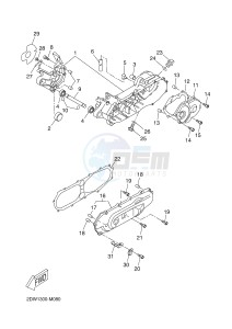 CW50E (2DW1) drawing CRANKCASE