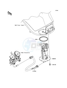 Z1000 ZR1000DDF FR GB XX (EU ME A(FRICA) drawing Fuel Pump