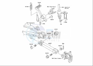 ZRX S 1200 (EU) drawing BRAKE PEDAL