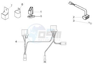 PX 150 E U.S.A. drawing Main cable harness