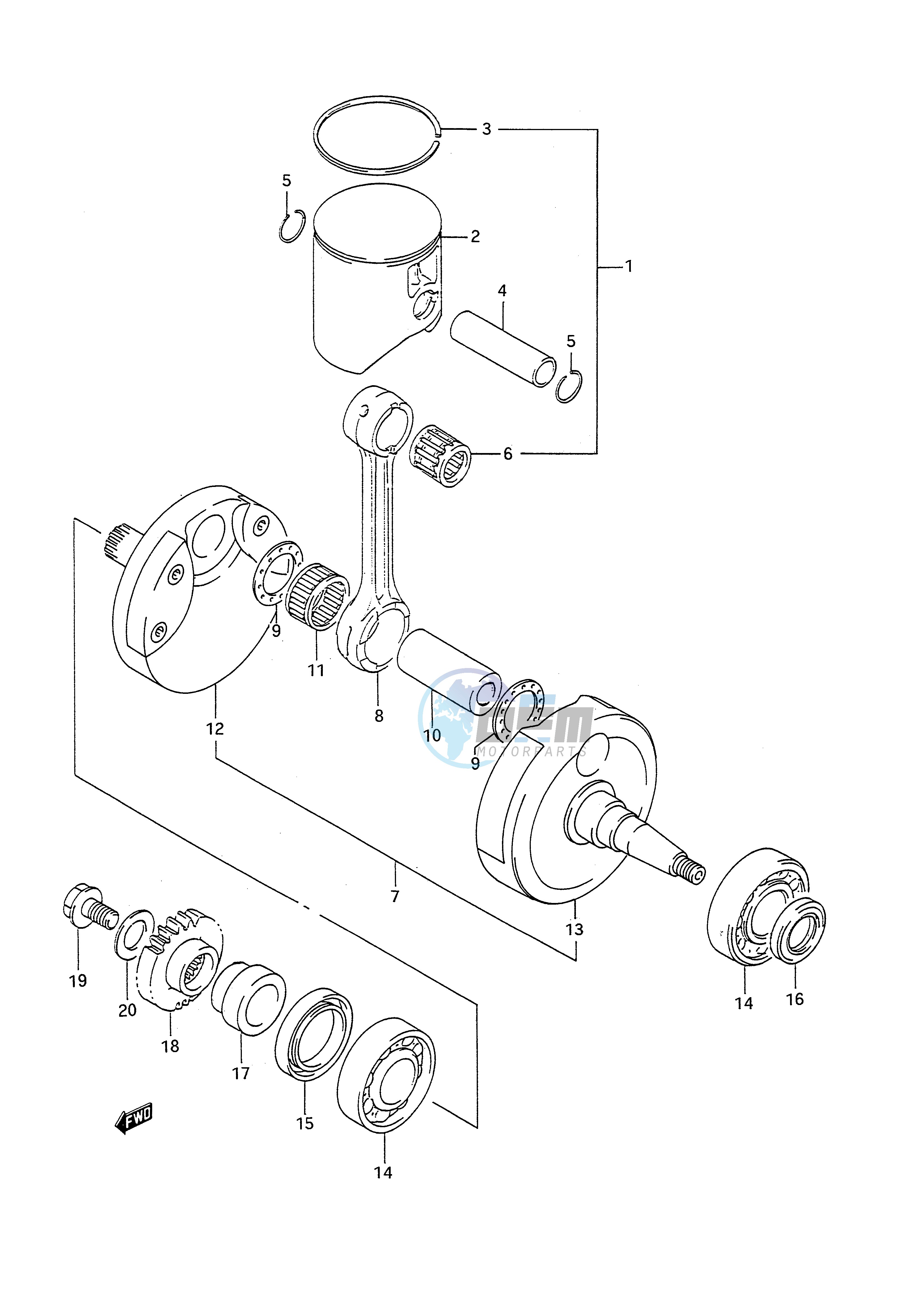 CRANKSHAFT (MODEL N)