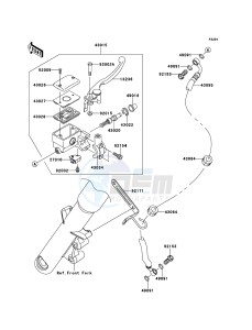 VN900 CLASSIC VN900BDF GB XX (EU ME A(FRICA) drawing Front Master Cylinder