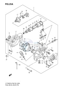 LT-F500F (P28-P33) drawing FINAL BEVEL GEAR (FRONT)('05 11~)