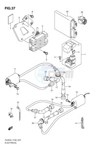 DL650 (E2) V-Strom drawing ELECTRICAL (DL650L1 E24)