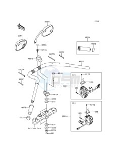 VULCAN_1700_VOYAGER_ABS VN1700BFF GB XX (EU ME A(FRICA) drawing Handlebar