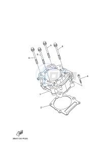 YFM550FWAD YFM550PHE GRIZZLY 550 EPS HUNTER (2LB2 2LB3 2LB4) drawing CYLINDER