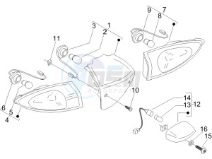 Fly 150 4t (USA) USA drawing Tail light - Turn signal lamps