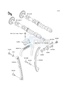 JT 1500 A [STX-15F] (A6F-A9F) A7F drawing CAMSHAFT-- S- -_TENSIONER