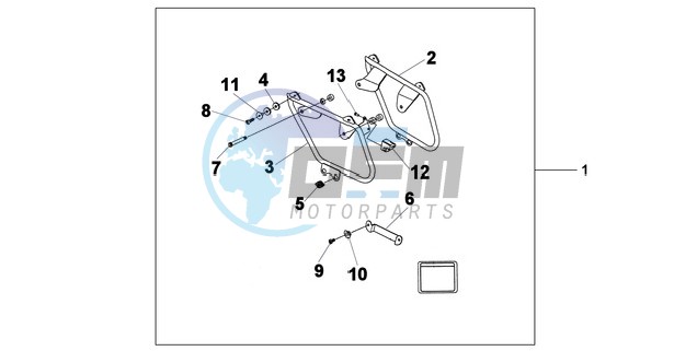 SADDLEBAG MOUNT B