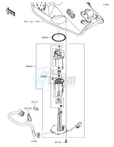 NINJA ZX-10R ZX1000SHF XX (EU ME A(FRICA) drawing Fuel Pump