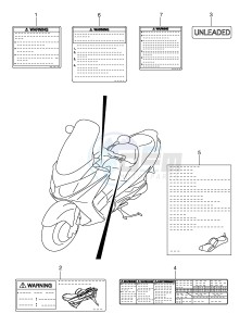 AN250 (E2) Burgman drawing LABEL