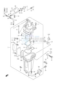 DF 70 drawing Fuel Vapor Separator (2001-2008)