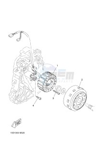 YPR400RA XMAX 400 ABS EVOLIS 400 ABS (1SD6 1SD6 1SD6 1SD6) drawing GENERATOR