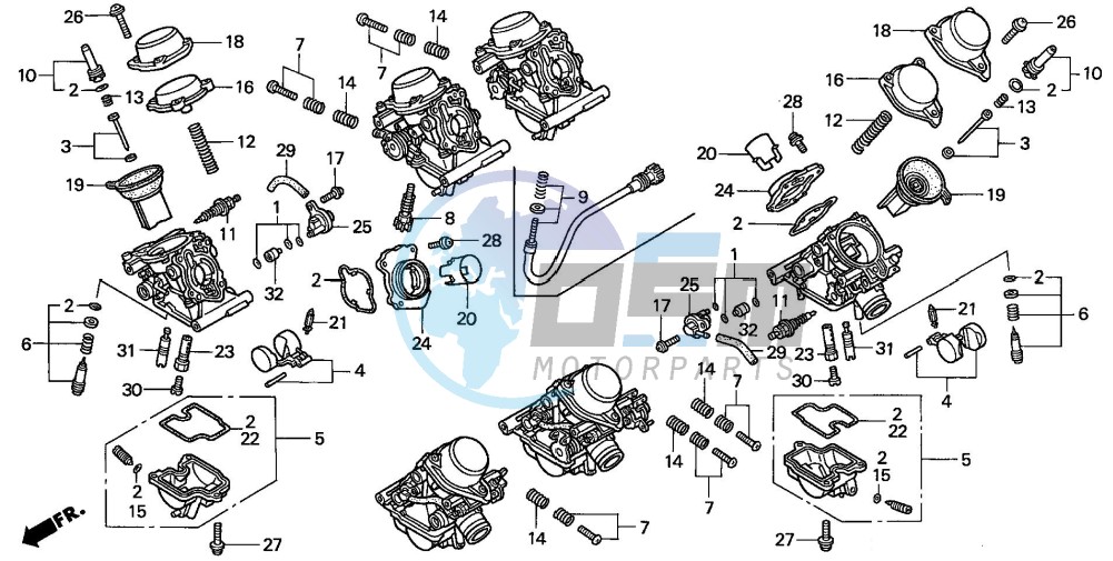 CARBURETOR (COMPONENT PARTS)