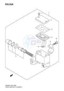 AN400 (E2) Burgman drawing FRONT MASTER CYLINDER (MODEL K8 K9 L0)