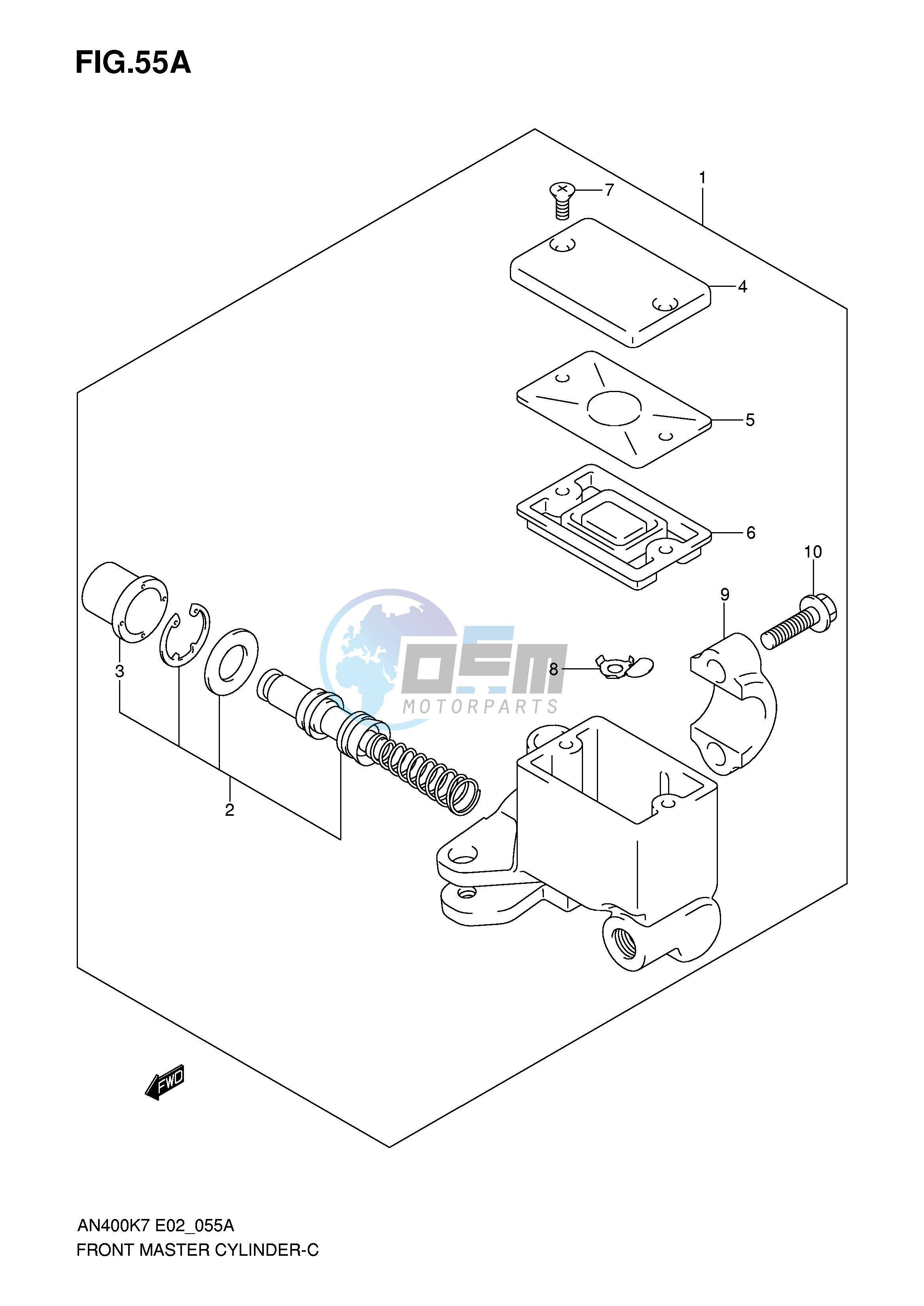 FRONT MASTER CYLINDER (MODEL K8 K9 L0)